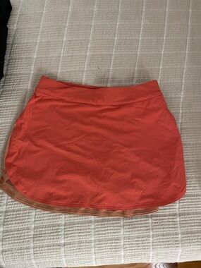 Outdoor Voices Coral Orange Circle Skirt